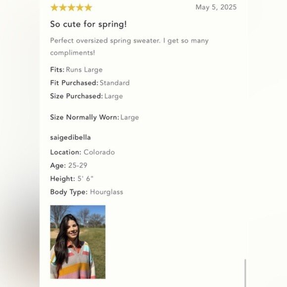 NWT Size M - Anthropologie Beach Daze Cotton Oversized Sweater (NWT US$ 138) - Picture 4 of 16